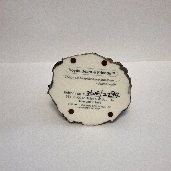 Boyds Bears Friends 2017 Bailey Pixie To Have and To Hold Figurine 2017 - Picture 8 of 10